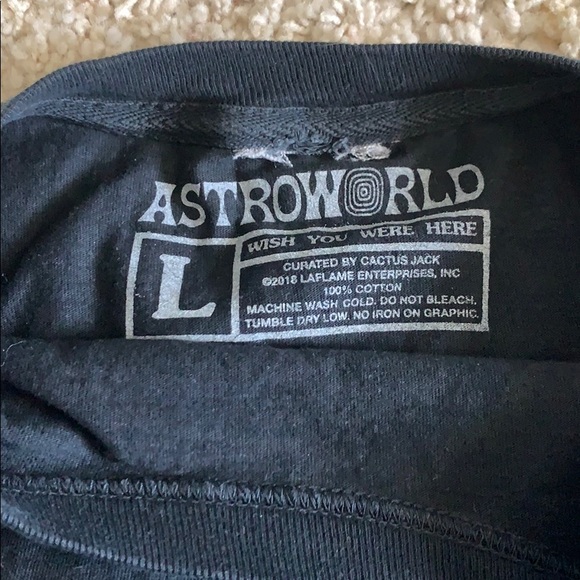 ASTROWORLD tour tees size L - Picture 4 of 5